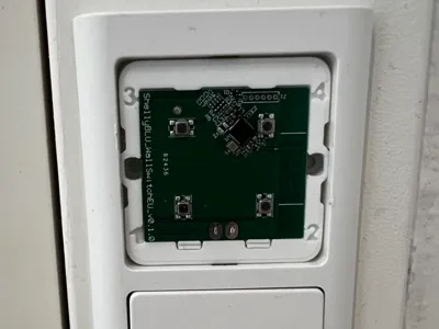 Shelly BLU Wall switch i fuga 1 modul