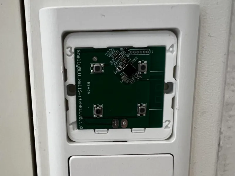 Shelly BLU Wall switch i fuga 1 modul