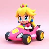 Figurine Princesse Peach en kart — photo 5