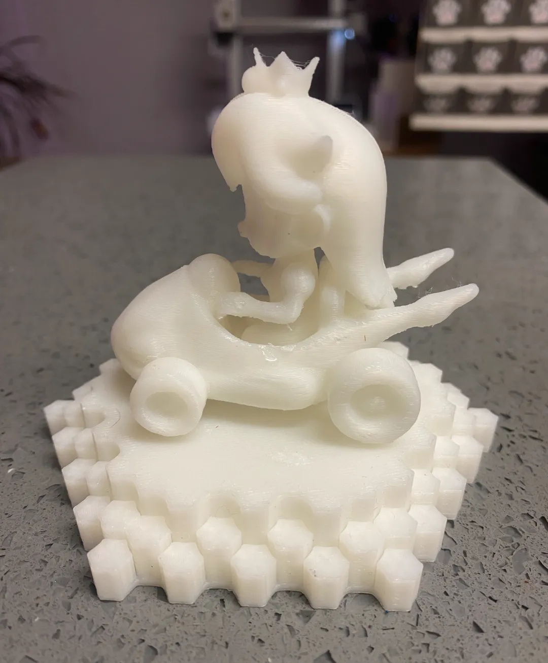 Figurine Princesse Peach en kart