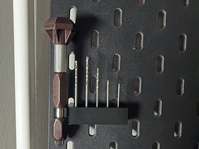 Pin Vice Holder for IKEA SKADIS