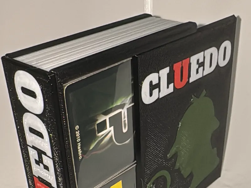 (Box Only) ClueDo Card Game Bookcase Edition