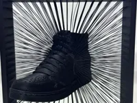 Art en fil tendu boîte Jordan 1 — photo 2
