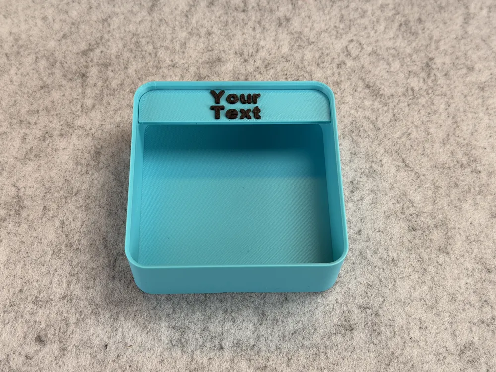 Insert with Label for Organizer Box - Free 3D Print Model - MakerWorld