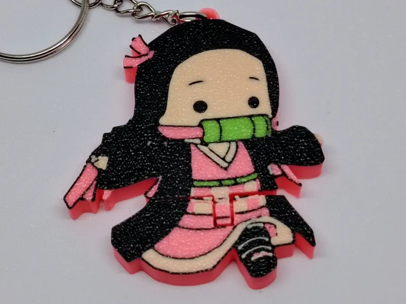 Demon Slayer - Nezuko Chibi Flexi Keychain
