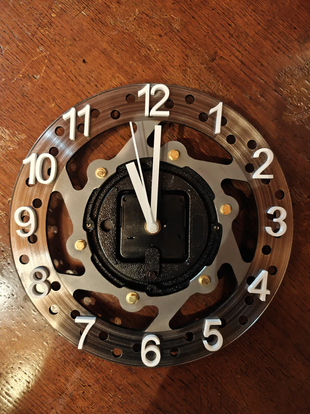 Motorcycle Disc Clock - Free 3D Print Model - MakerWorld