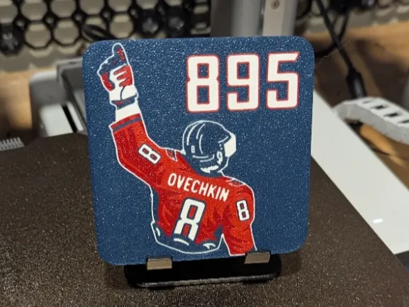 Alex Ovechkin 895th goal coaster