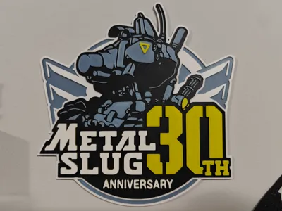 Metal Slug 30th Anniversary Logo Wall Art
