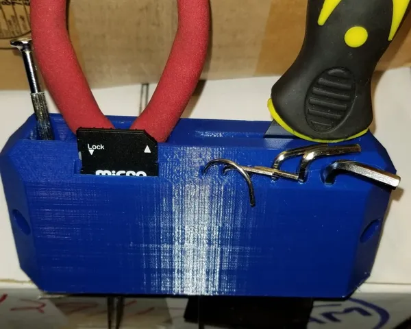 Caisse à outils pour table Lack