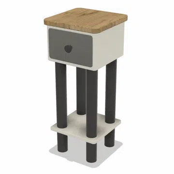 Modelo para impresión 3D: Parametric Side Table — vista de referencia 2