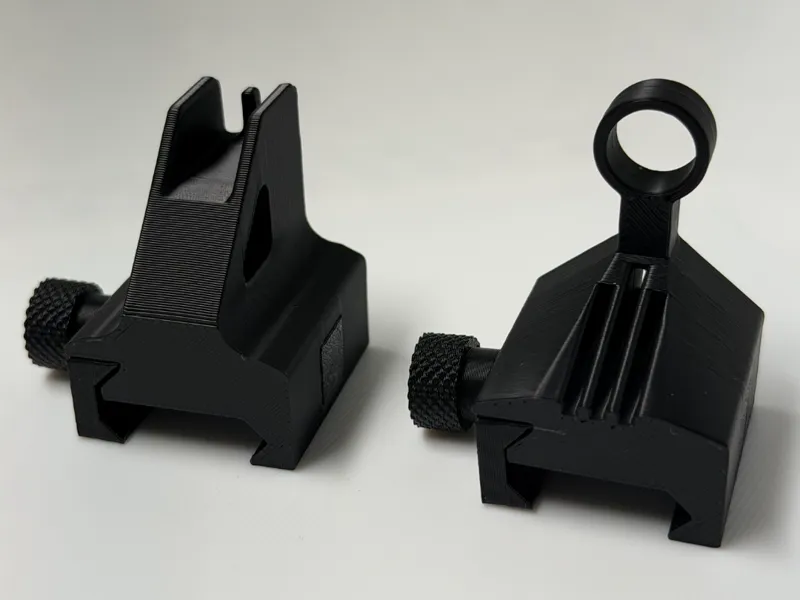 Picatinny Iron Sights (Swaptx/Airsoft/Nerf etc)