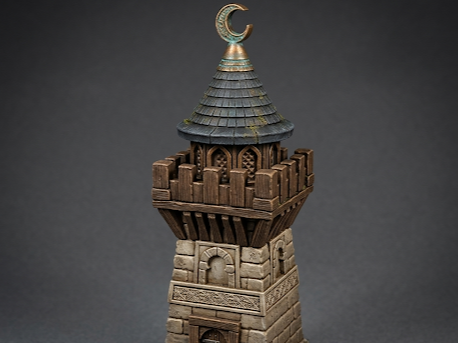 Turkish war tower oim Flames of War 3D model
