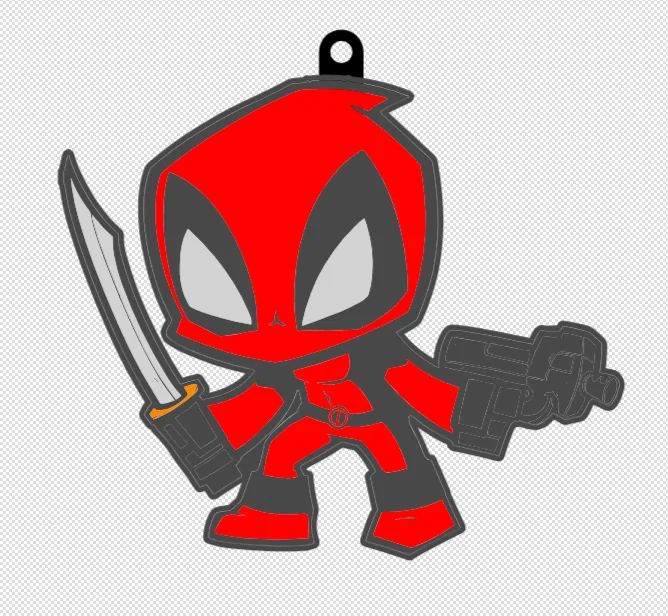 Deadpool keychain 