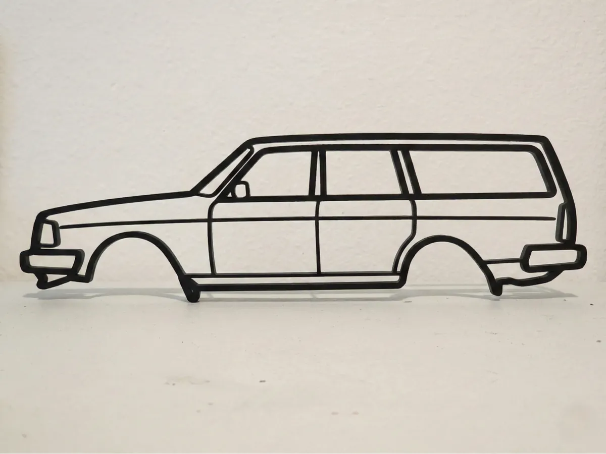 Déco murale Volvo 240 break