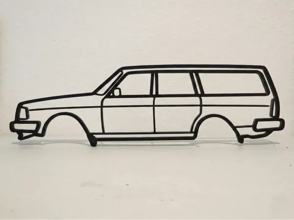 Déco murale Volvo 240 break