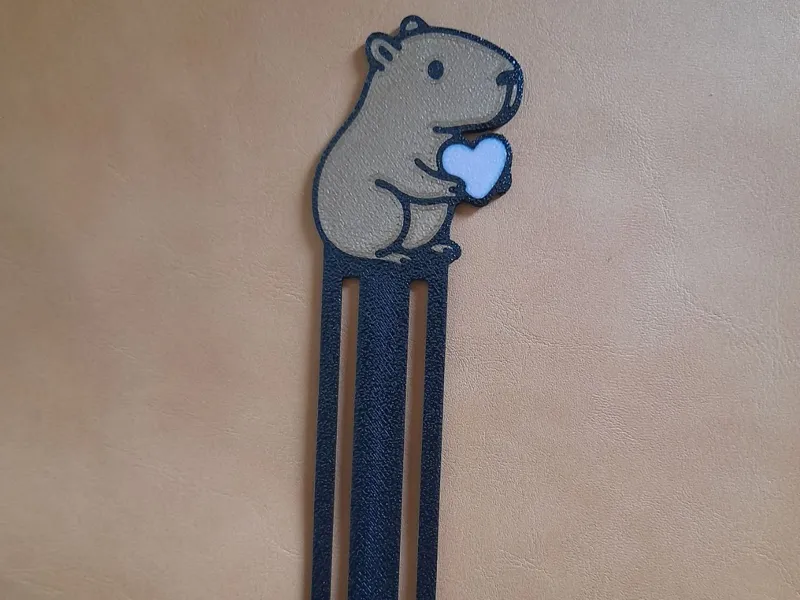 Capybara Bookmark