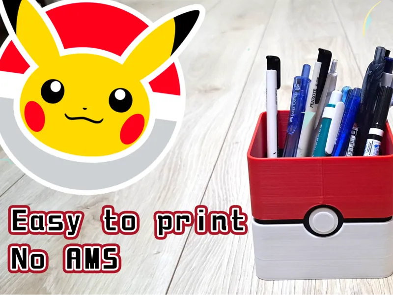 Pokémon Pen Holder 寶可夢筆筒