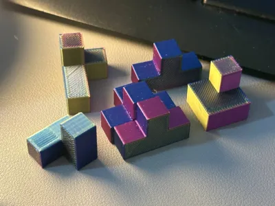 6 Piece Cubic Puzzle (3x3 blocks) by CezarJonT - MakerWorld