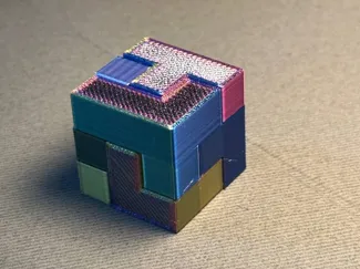 6 Pieces Cubic Puzzle (3x3 blocks)