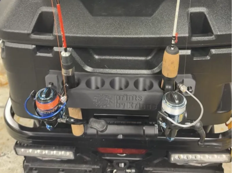 BRP cargo box tool and rod holder