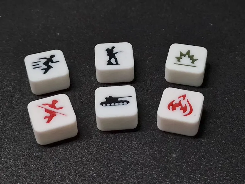 Company Of Heroes Board Game Damage Tokens