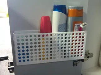 Shampoo Bottle Holder / Bathroom Cabinet Organizer