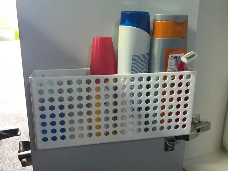 Shampoo Bottle Holder / Bathroom Cabinet Organizer