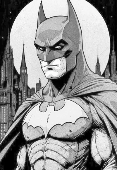 Quadro Batman - Hue Forge