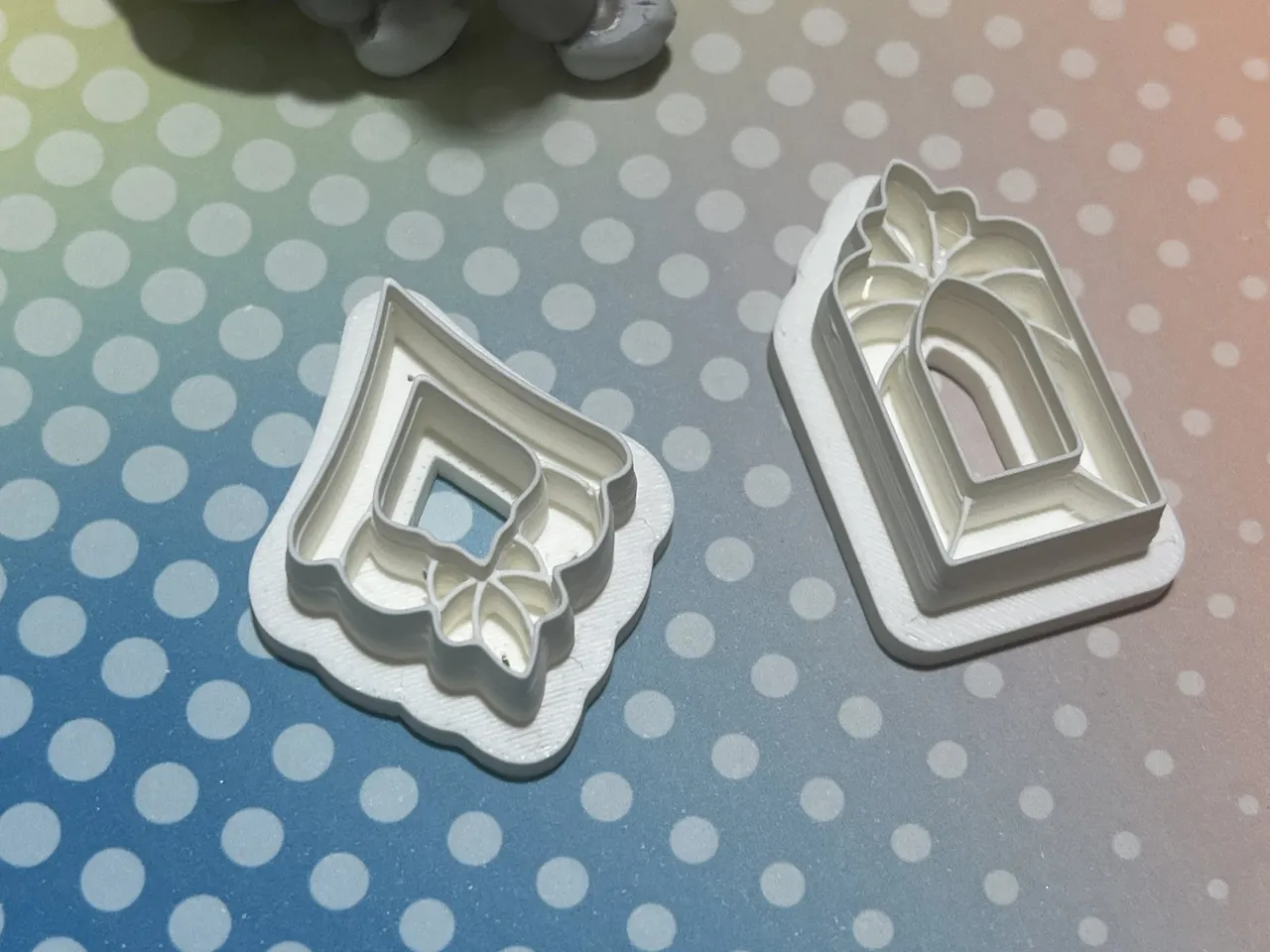 Gothic Polymer Clay Cutter for Earrings - 2pcs view 3
