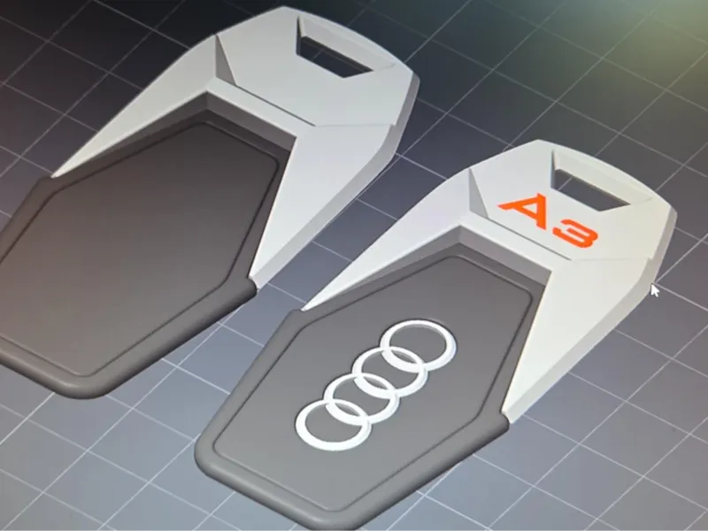 portachiavi audi ciondolo