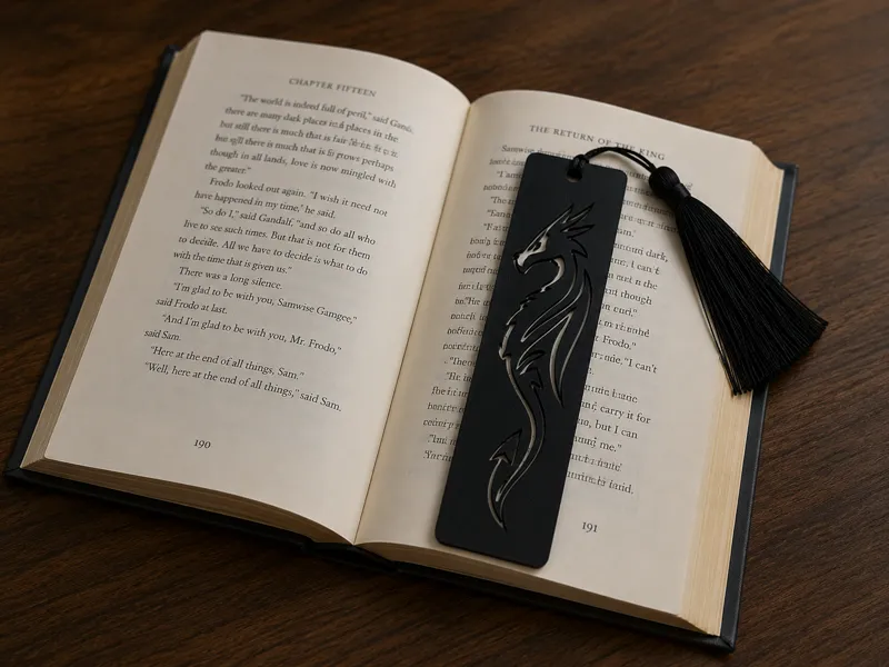 Dragon Bookmark | Book Marker with Tassel