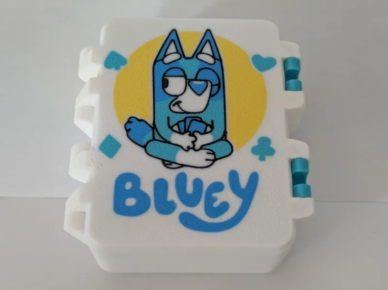 Bluey Bicycle Card Box - Snaplock
