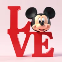 Mickey cœur Saint-Valentin — photo 5