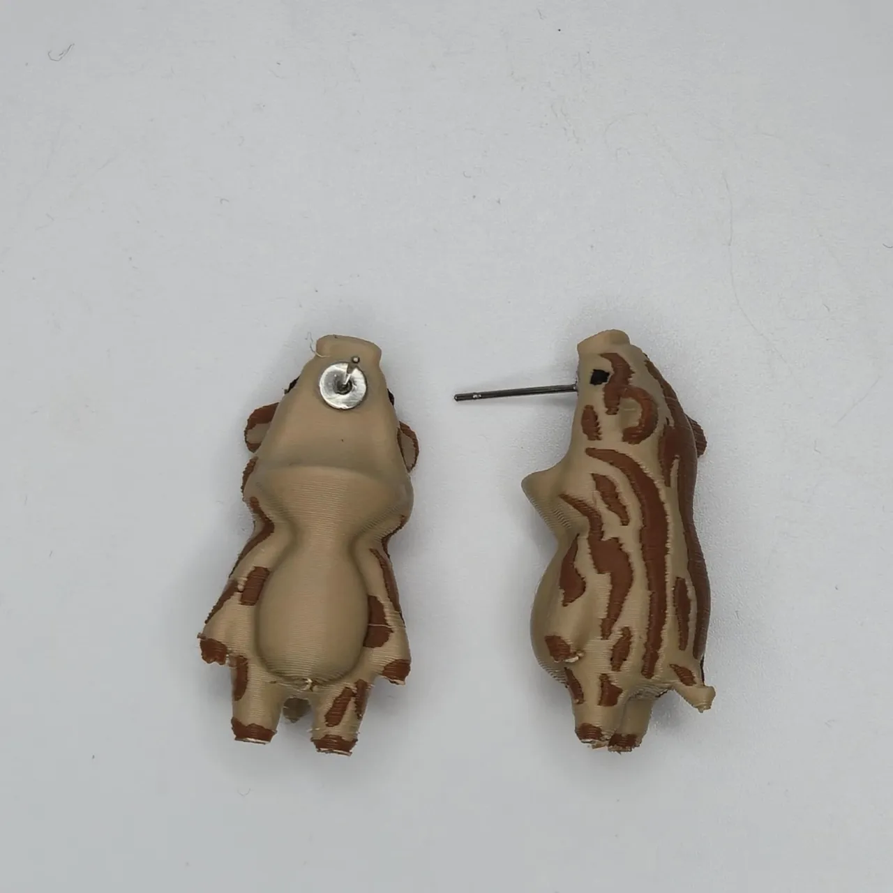 Razorback Pig Chomper Earrings view 2