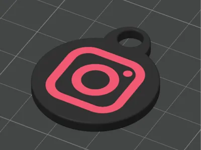 Instagram Keychain NFC Tag