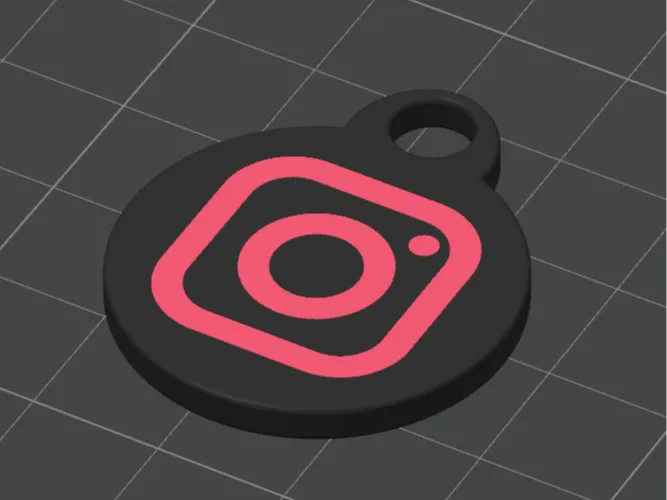 Instagram Keychain NFC Tag