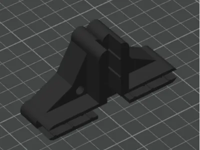 Feet for joining extruded metal shelves 1.4cm