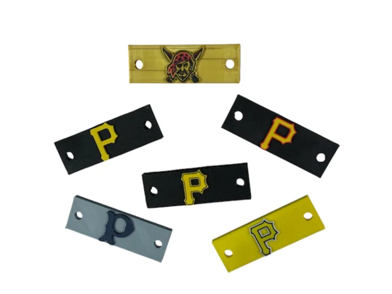 Baseball Cap Logo Plates - Pittsburgh Pirates 