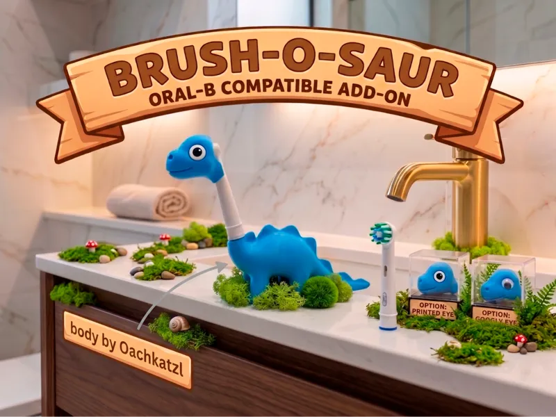 Brush-o-saur Toothbrush holder Oral-B