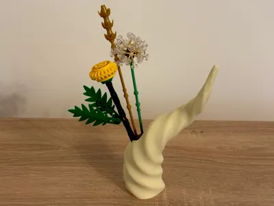 Organic Horn Vase