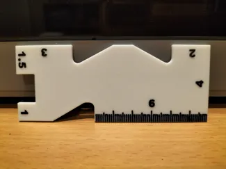 Sewing Ruler - Metric (Dimensionally accurate)