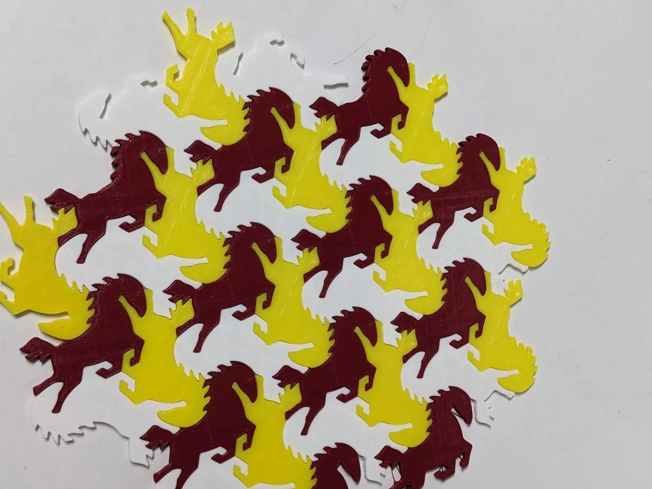 Tessellation: Horses - Free 3D Print Model - MakerWorld
