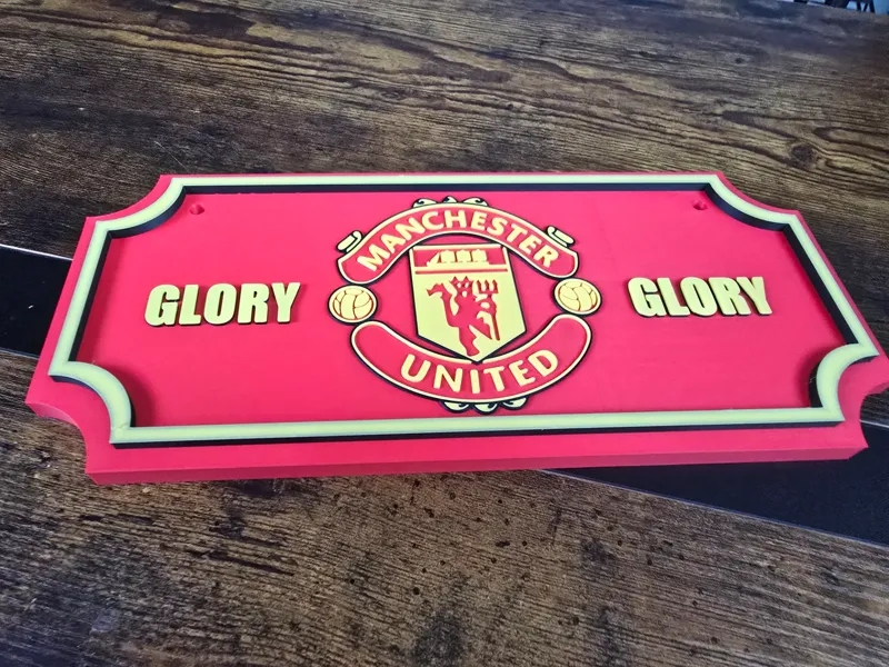 Manchester United Wall Plaque