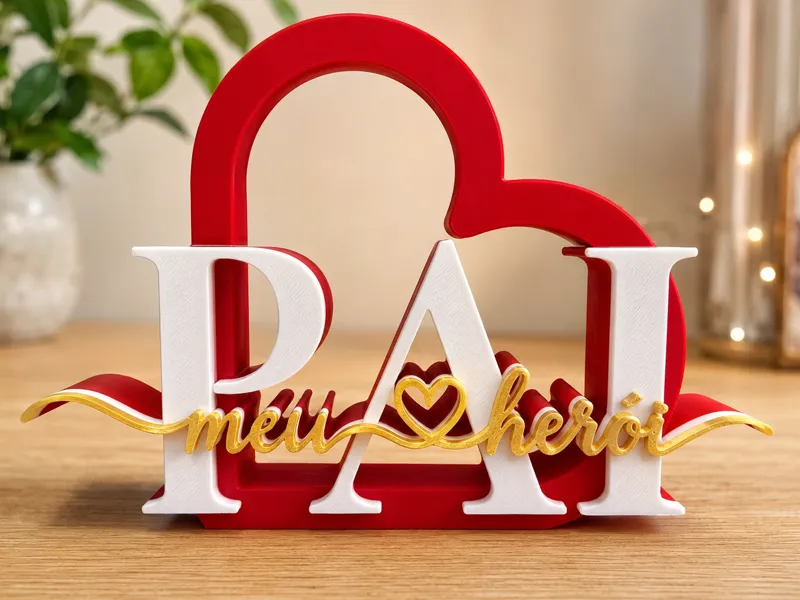 Best Dad Heart Decoration