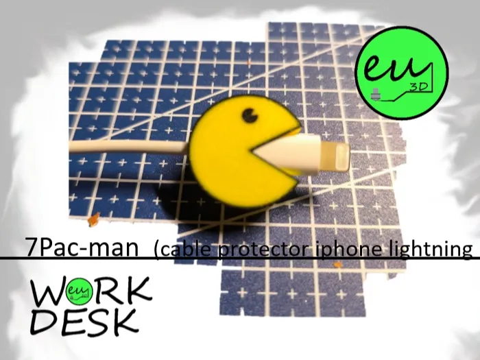 Pac man (protector cable iphone)
