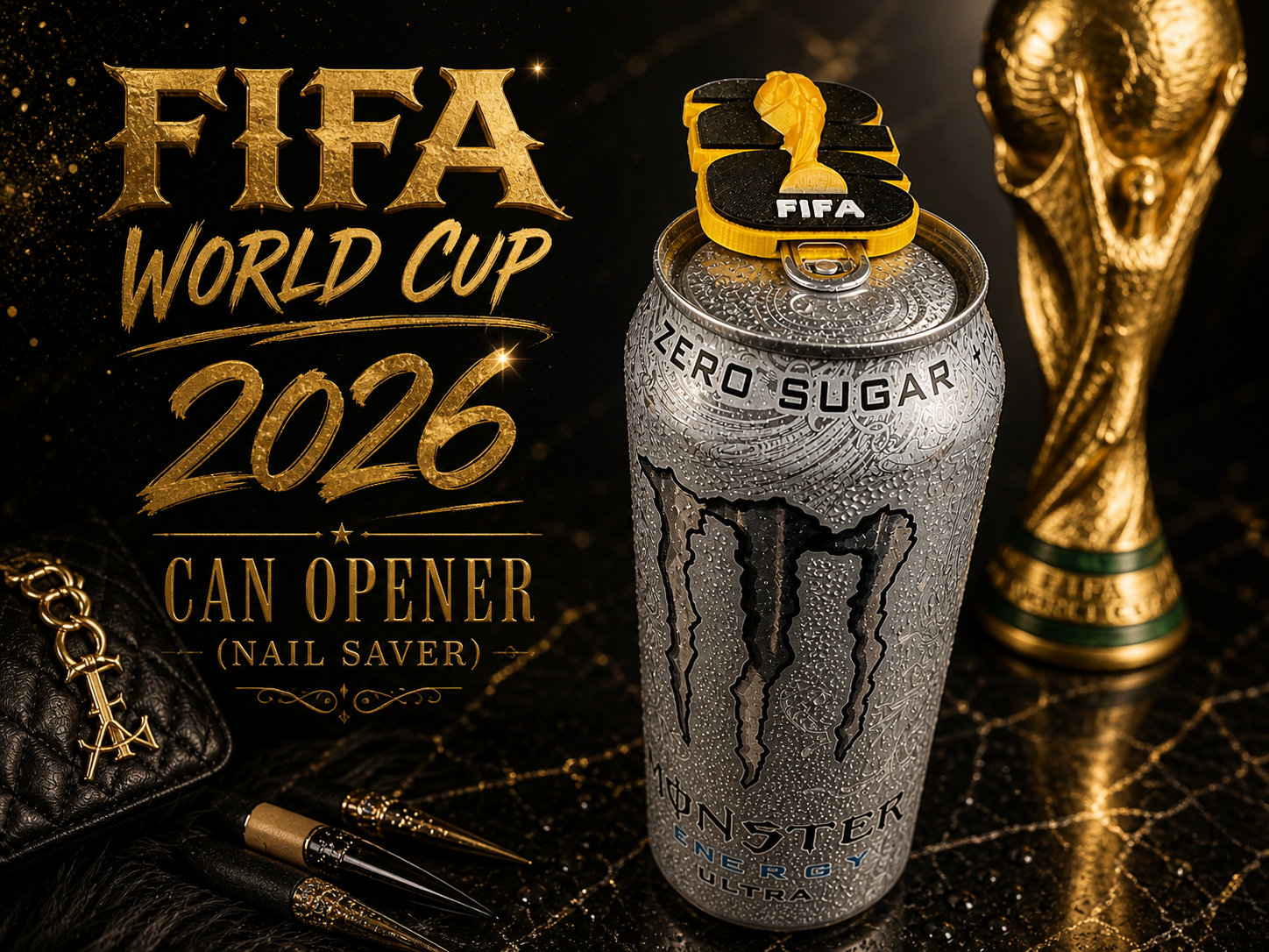 FIFA World cup 2026 can opener (nail saver) 
