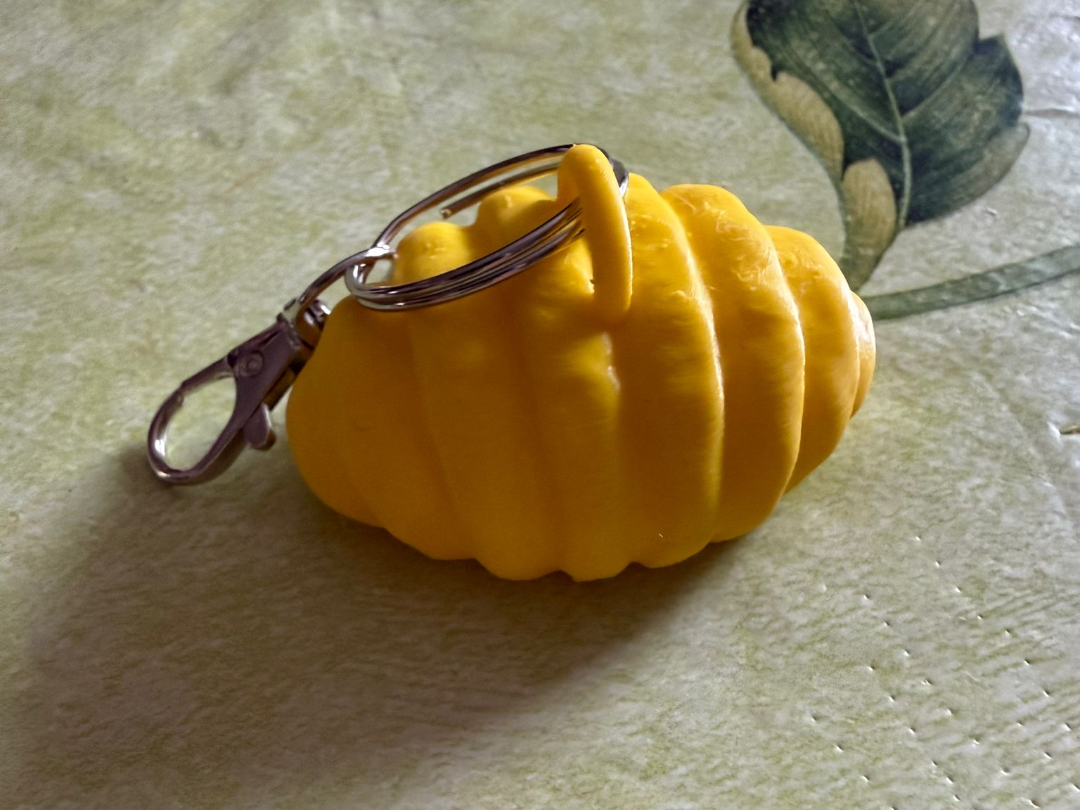 portachiavi Gnocco pasta 3D 