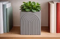 Pot de fleurs minimaliste à niche — photo 2