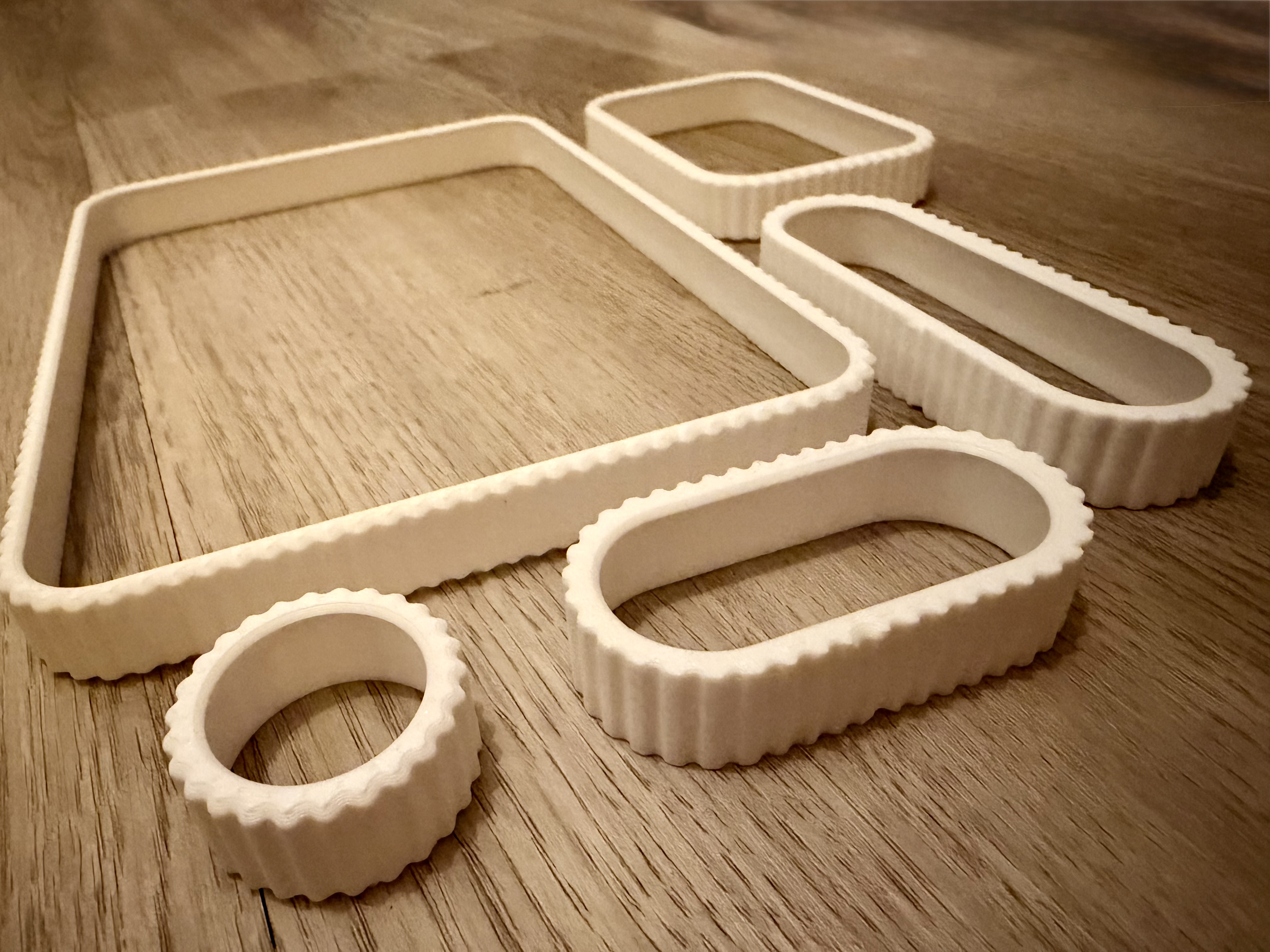 Miniatura 1 do modelo 3D Fluted Keepsake Box Modular & Stackable - 33 Sizes