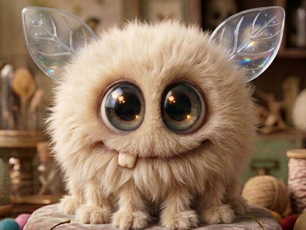 Sputnik | The Fluffy Beige Fly